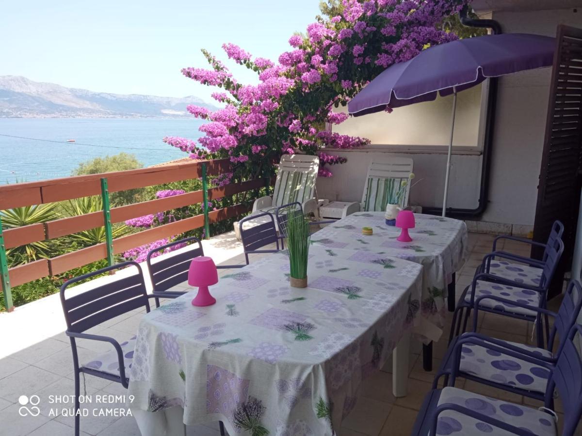 Villa Fjaba - By The Sea - With The Big Terraces & Great Sea View Trogir Exterior foto