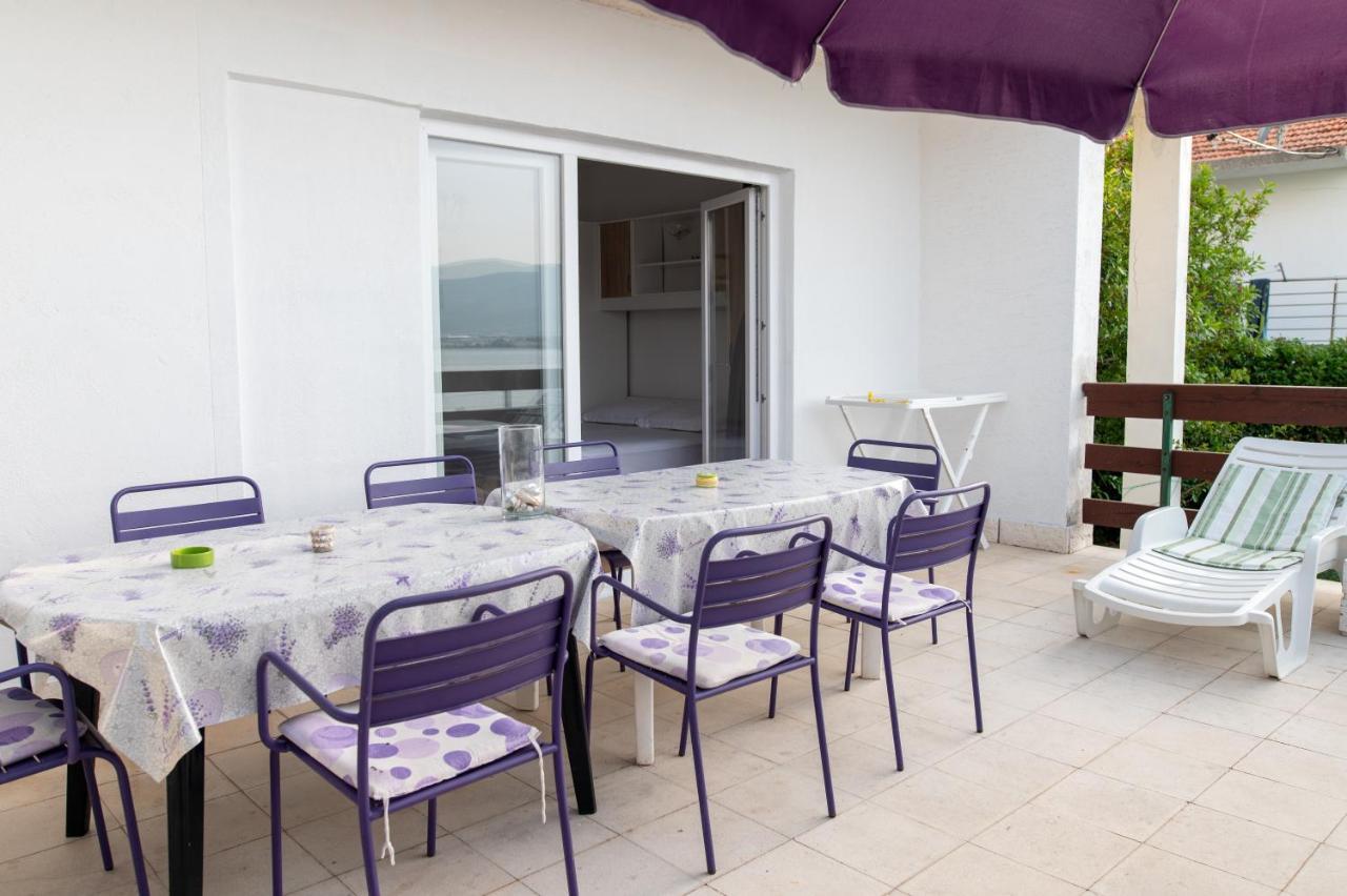 Villa Fjaba - By The Sea - With The Big Terraces & Great Sea View Trogir Exterior foto