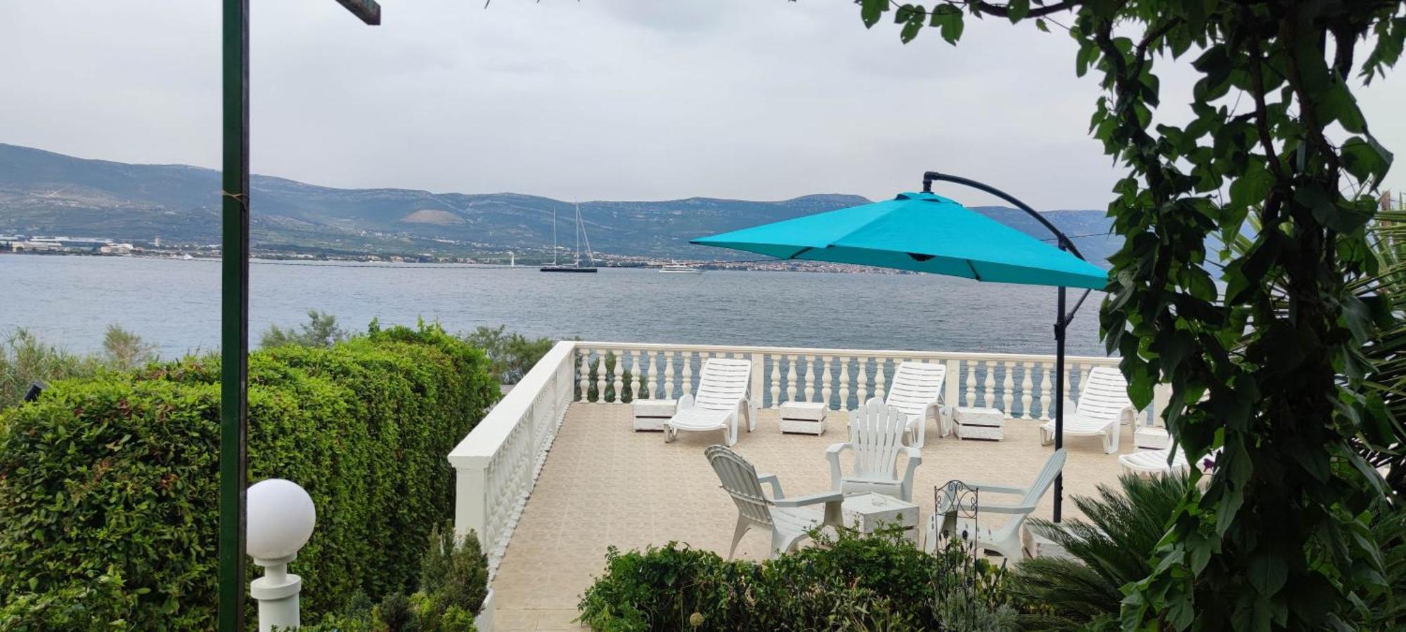 Villa Fjaba - By The Sea - With The Big Terraces & Great Sea View Trogir Exterior foto