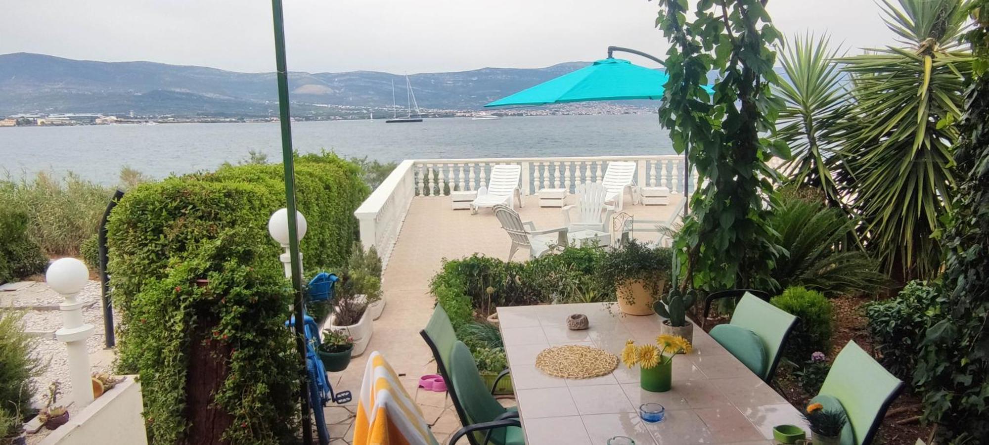Villa Fjaba - By The Sea - With The Big Terraces & Great Sea View Trogir Exterior foto